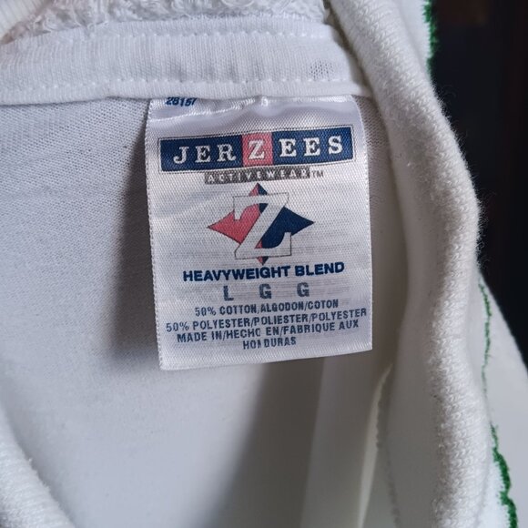 Large Vintage Cottage Granny T-shirt Lighthouse Collector Jerzees 90's Collared - Picture 6 of 8